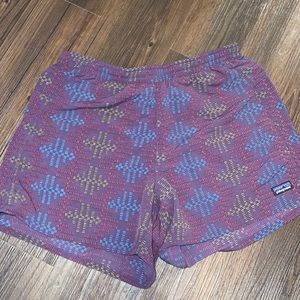 Patterned Patagonia shorts